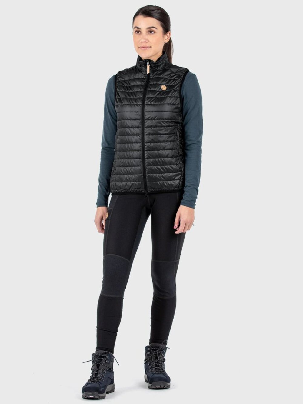 Fjallraven Women's Abisko Padded Vest Black